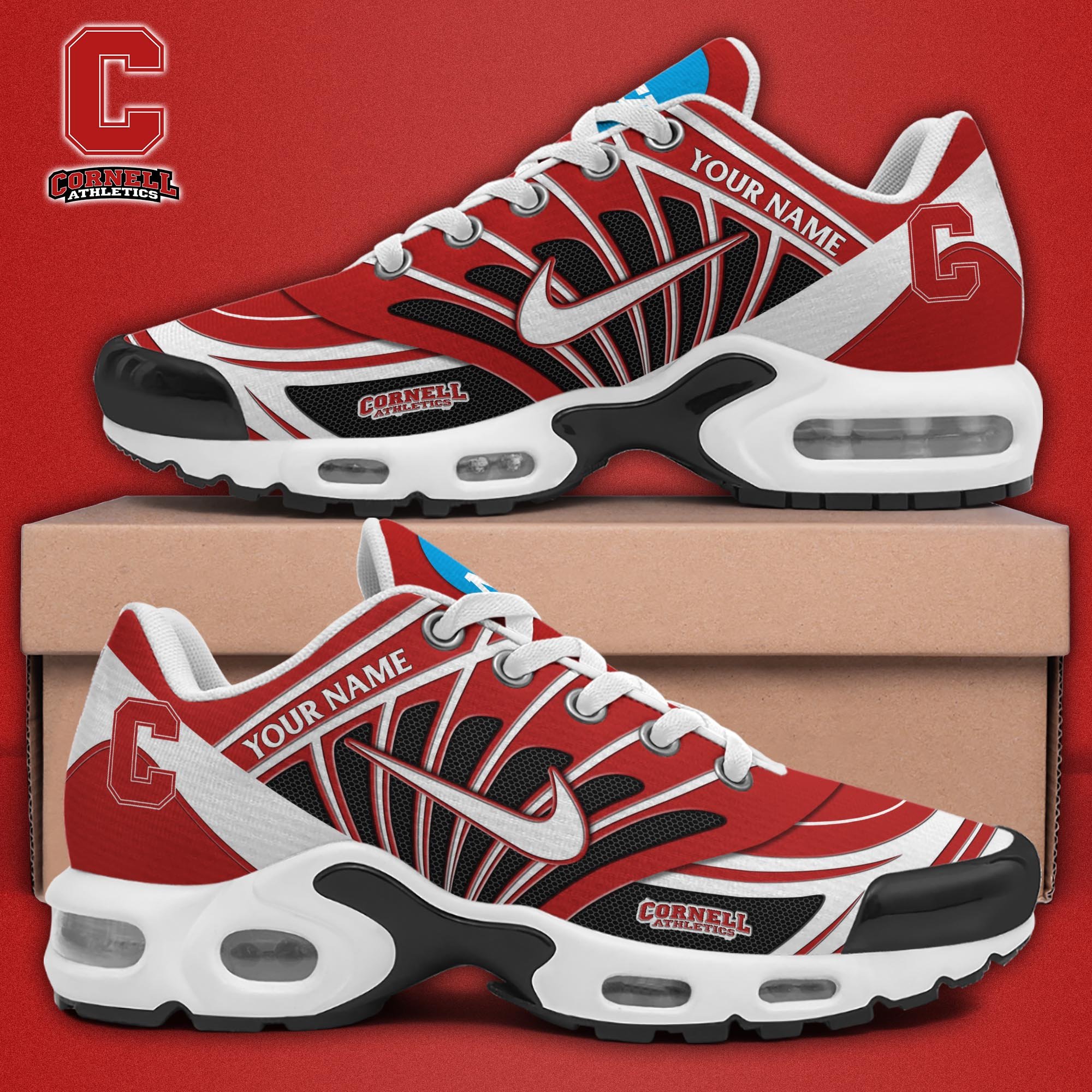 Cornell Big Red TN Shoes 2026 Version Custom Name 