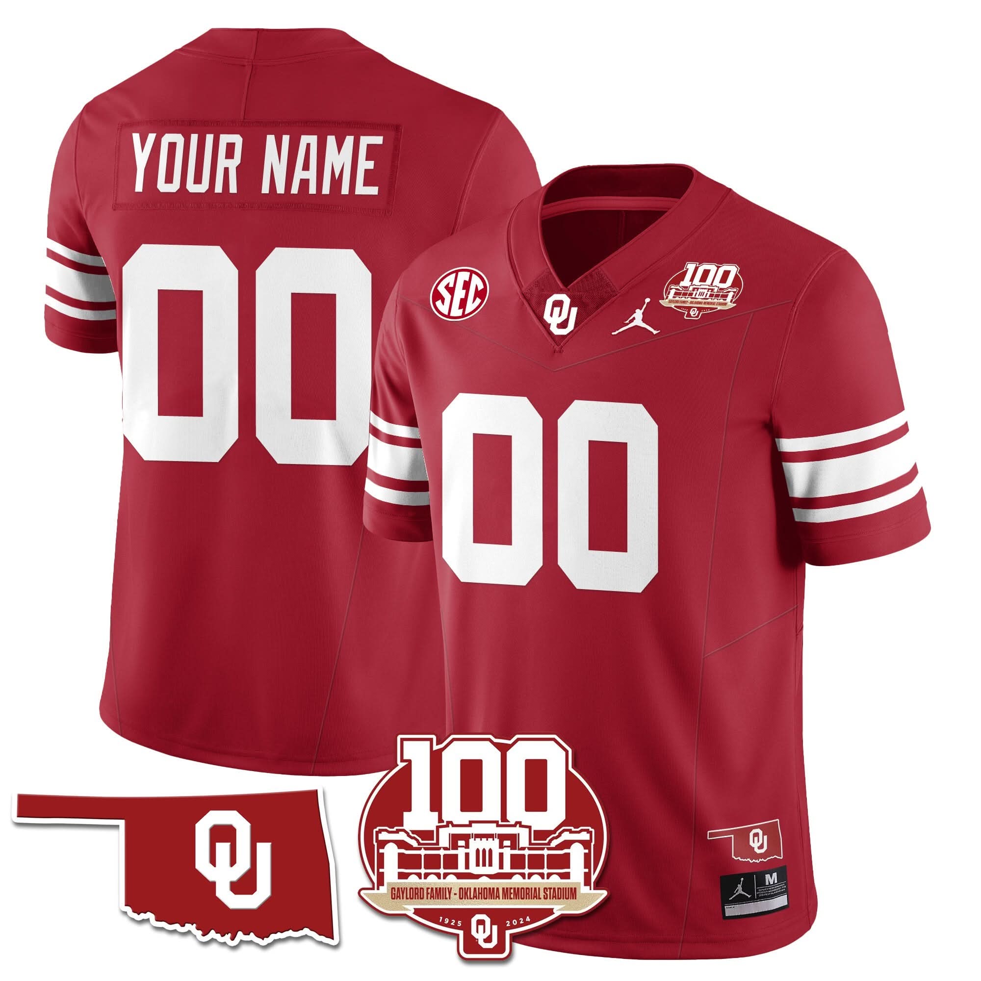 custom oklahoma sooners 1946 56 throwback uniforms 100th season 3661 8aag9