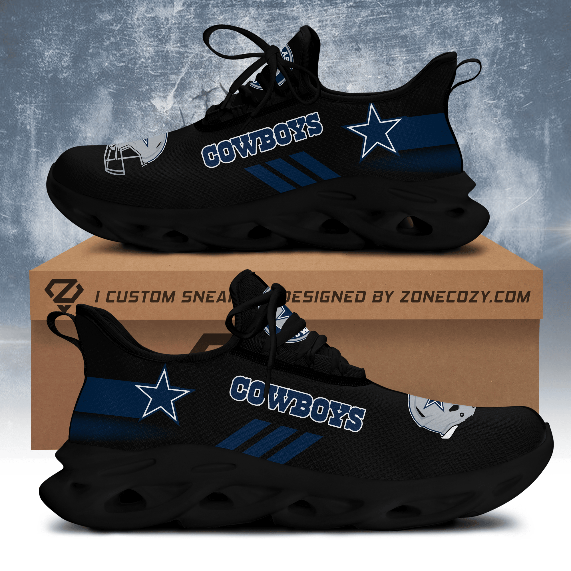 Dallas Cowboys Clunky Custom Sneaker Q180316