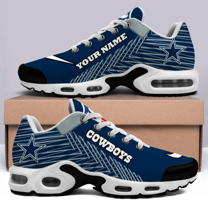 Dallas Cowboys Custom Name Air Max Shoes Air Cushion Sneakers