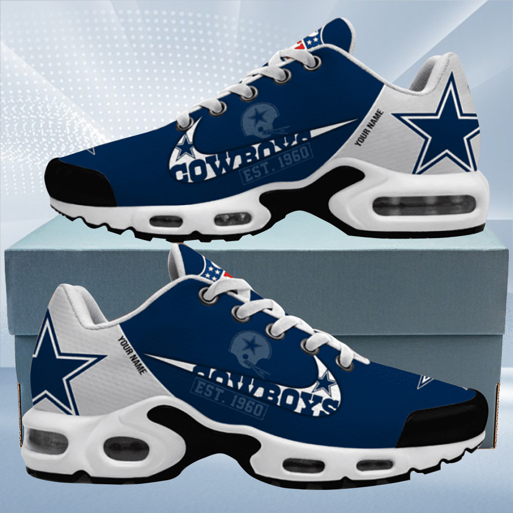 dallas cowboys est. custom name air max shoes air cushion sneakers 2191 1nbcs