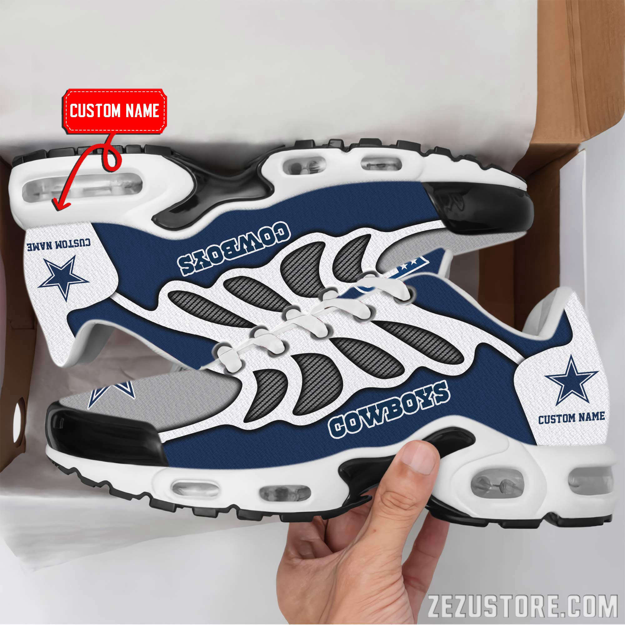 Dallas Cowboys Premium TN Shoes Air Cushion Sneakers