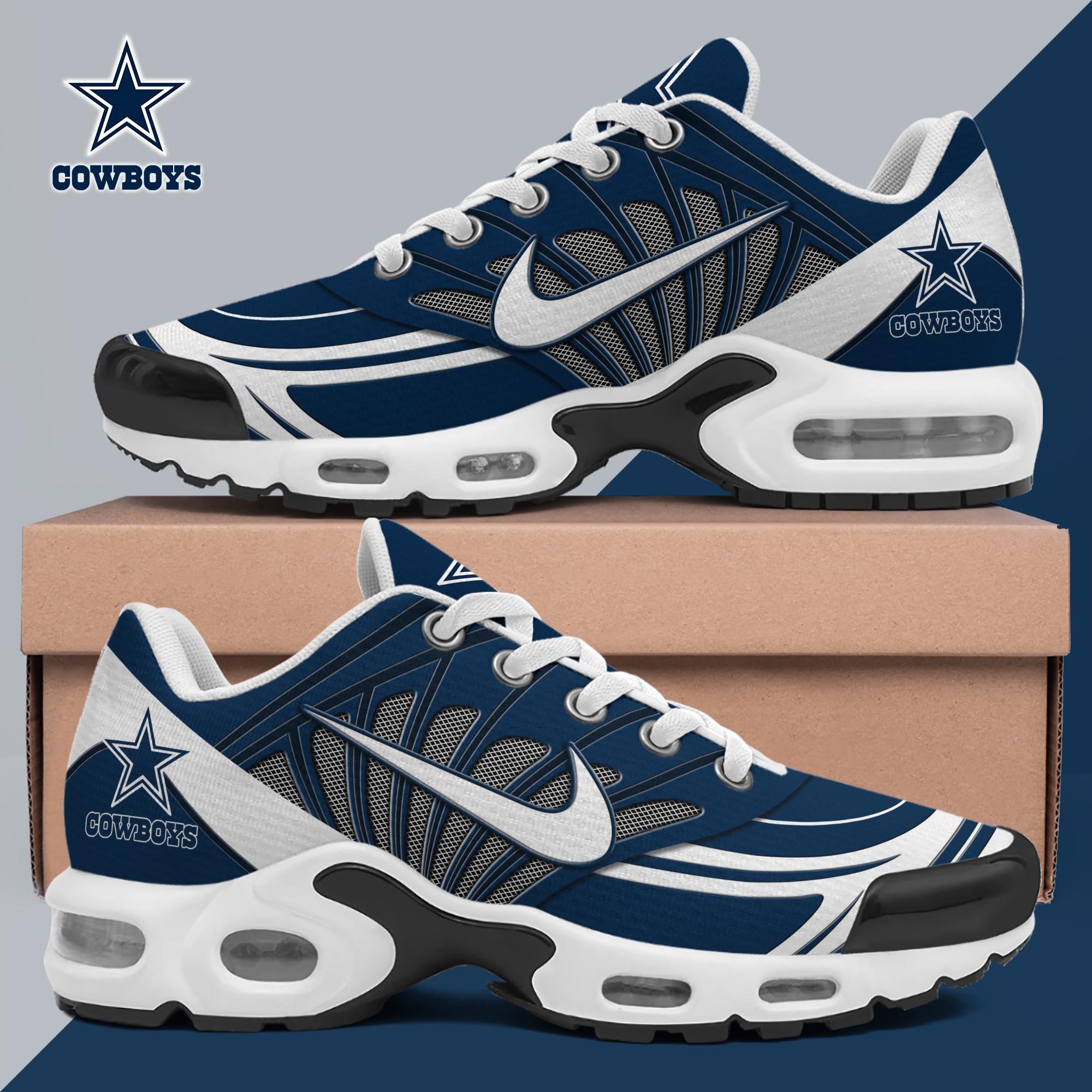 dallas cowboys tn shoes 2026 version custom name 137 1871