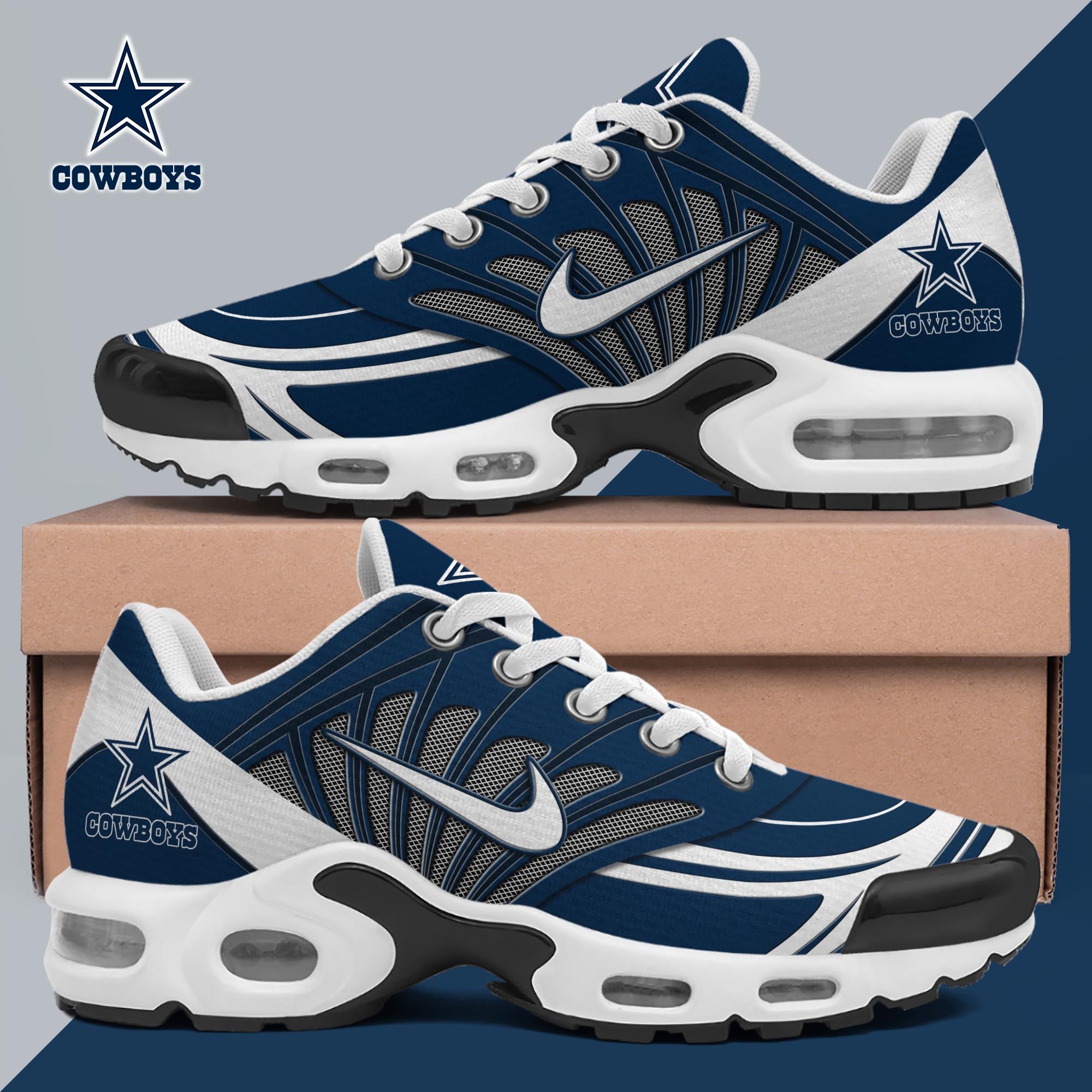 dallas cowboys tn shoes 2026 version custom name 919 3340 7km1d