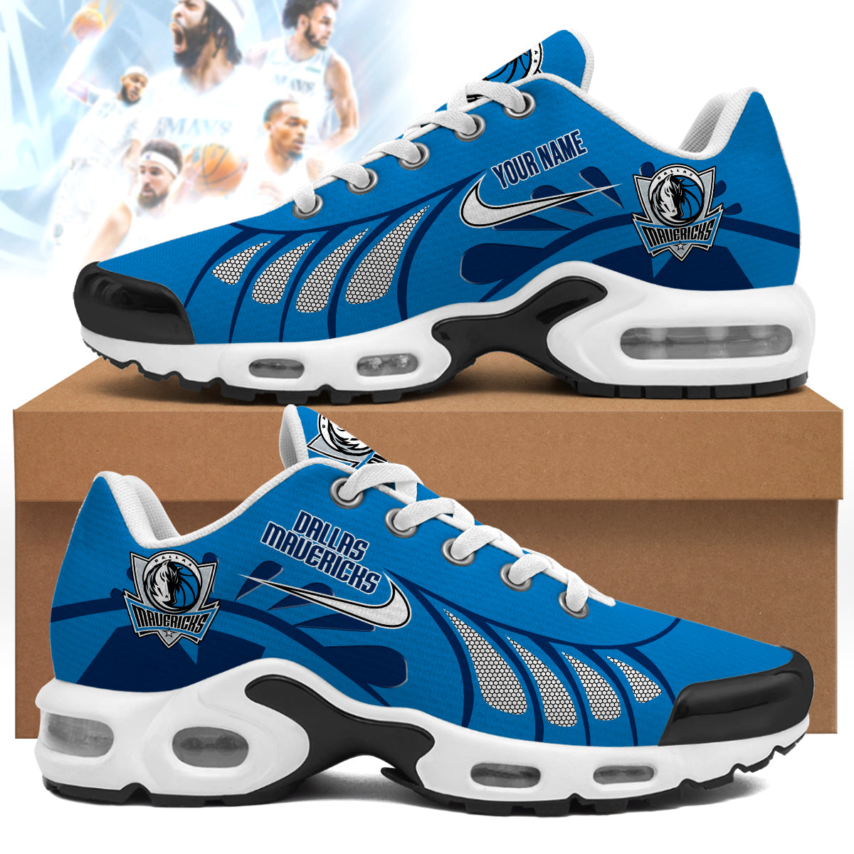 dallas mavericks personalized air max shoes 4520 3rpg6