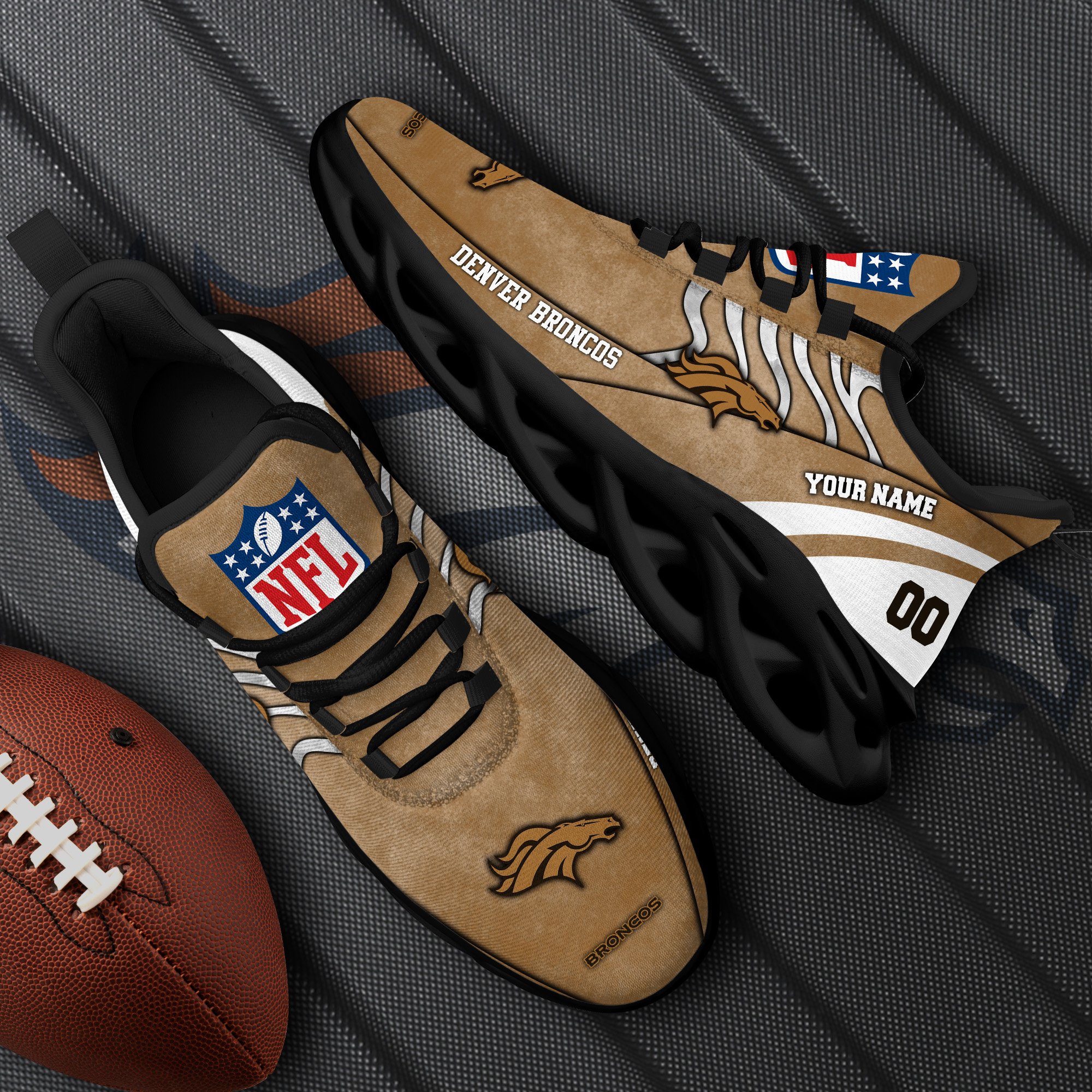 denver broncos black max soul shoes 2026 versions custom your name and number 264 2924 ppwem