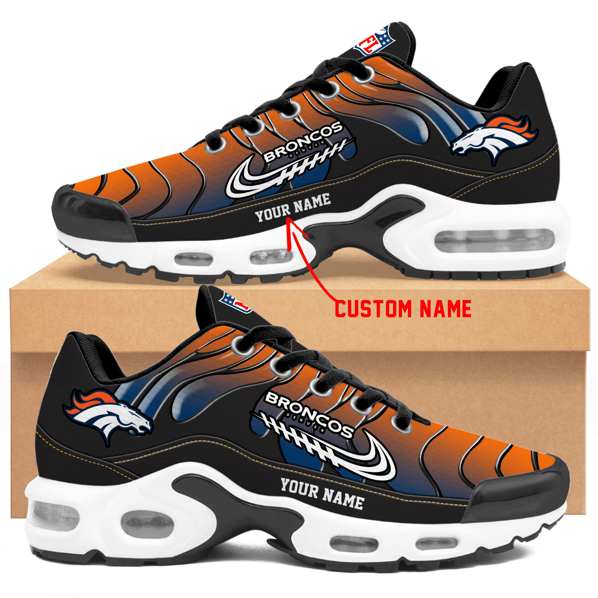 denver broncos personalized air max shoes td 1497 ethjh