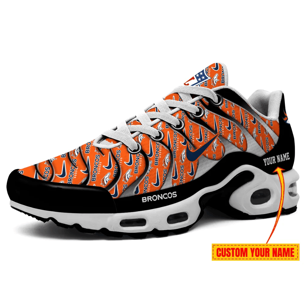 denver broncos personalized name team mix colors v5 tn air max shoes air cushion sneakers 4467