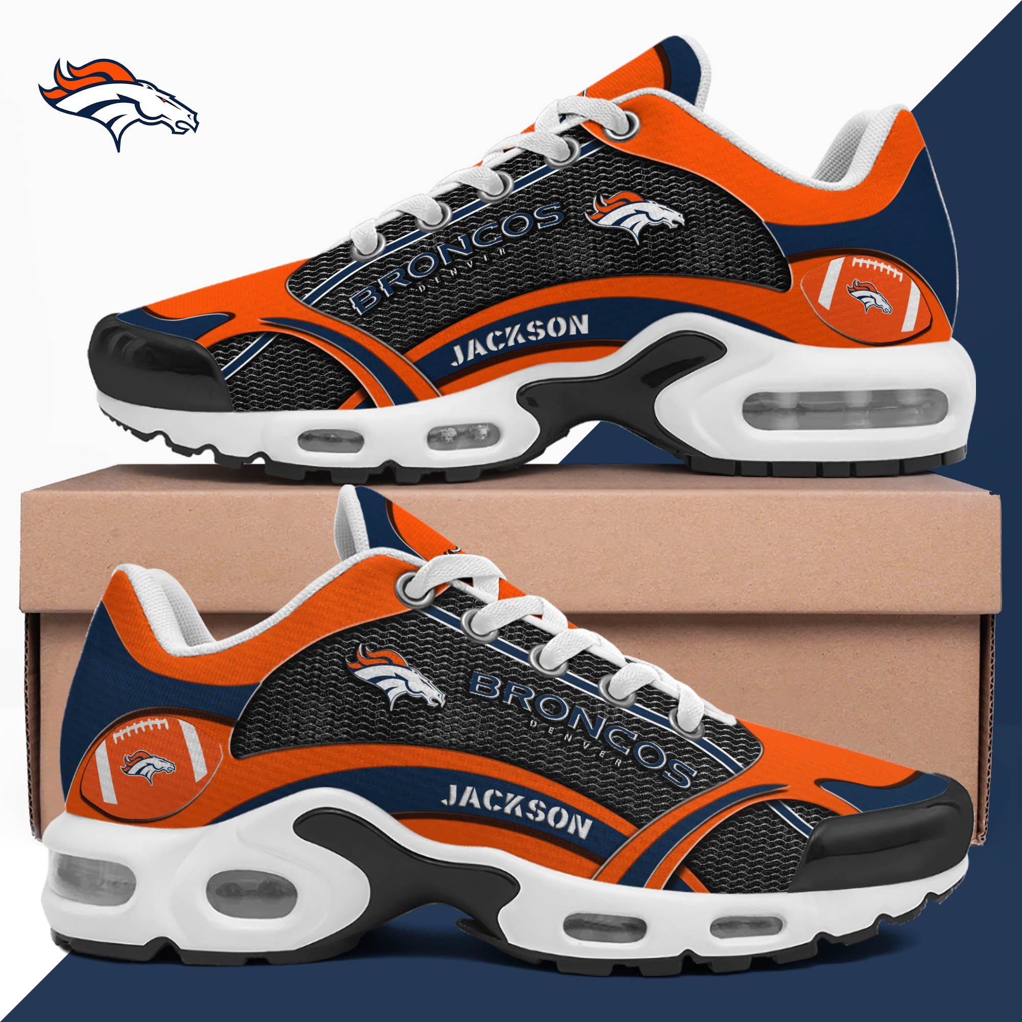 Denver Broncos Team TN Shoes 2026 Version Custom Name 889