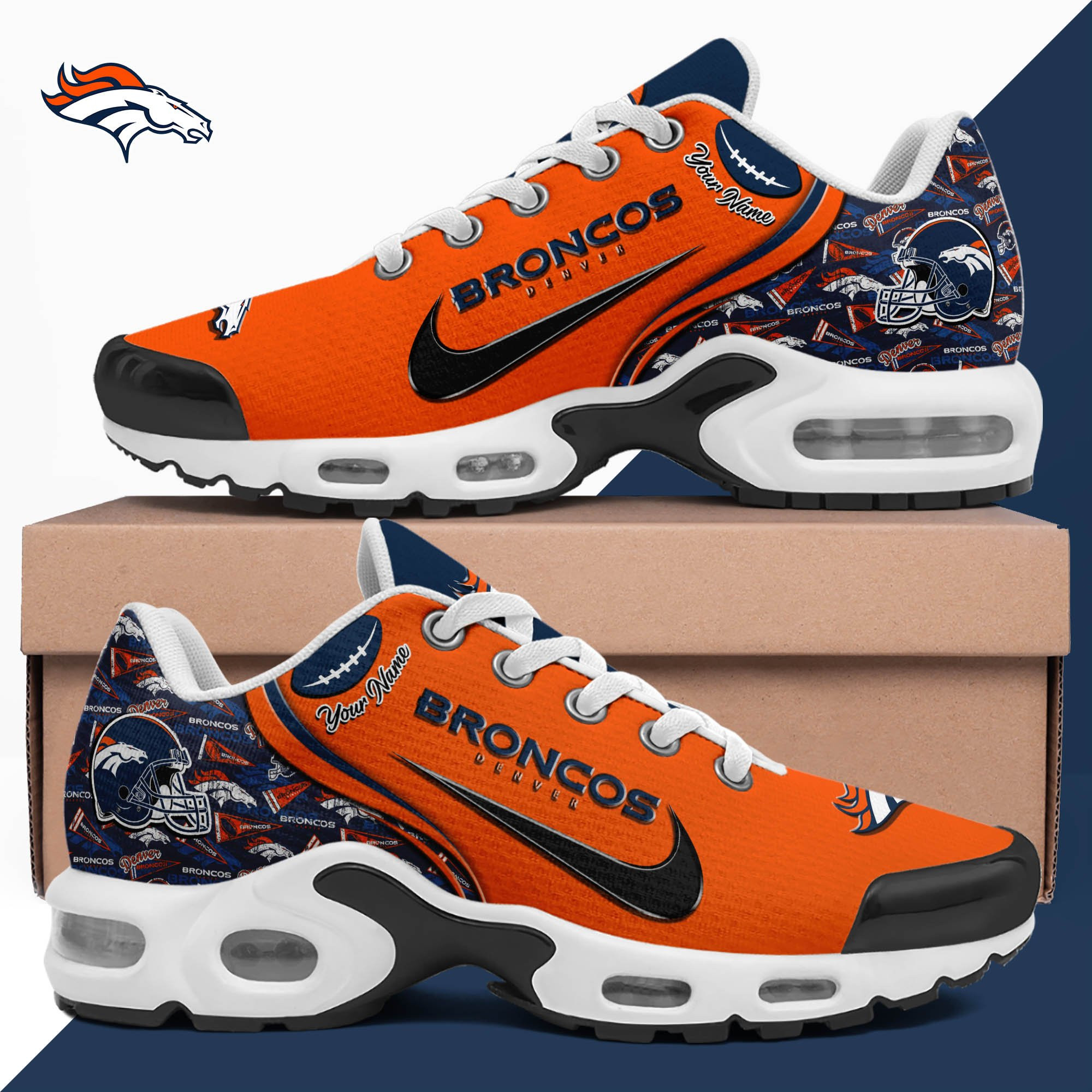Denver Broncos TN Shoes 2026 Version Custom Your Name 499