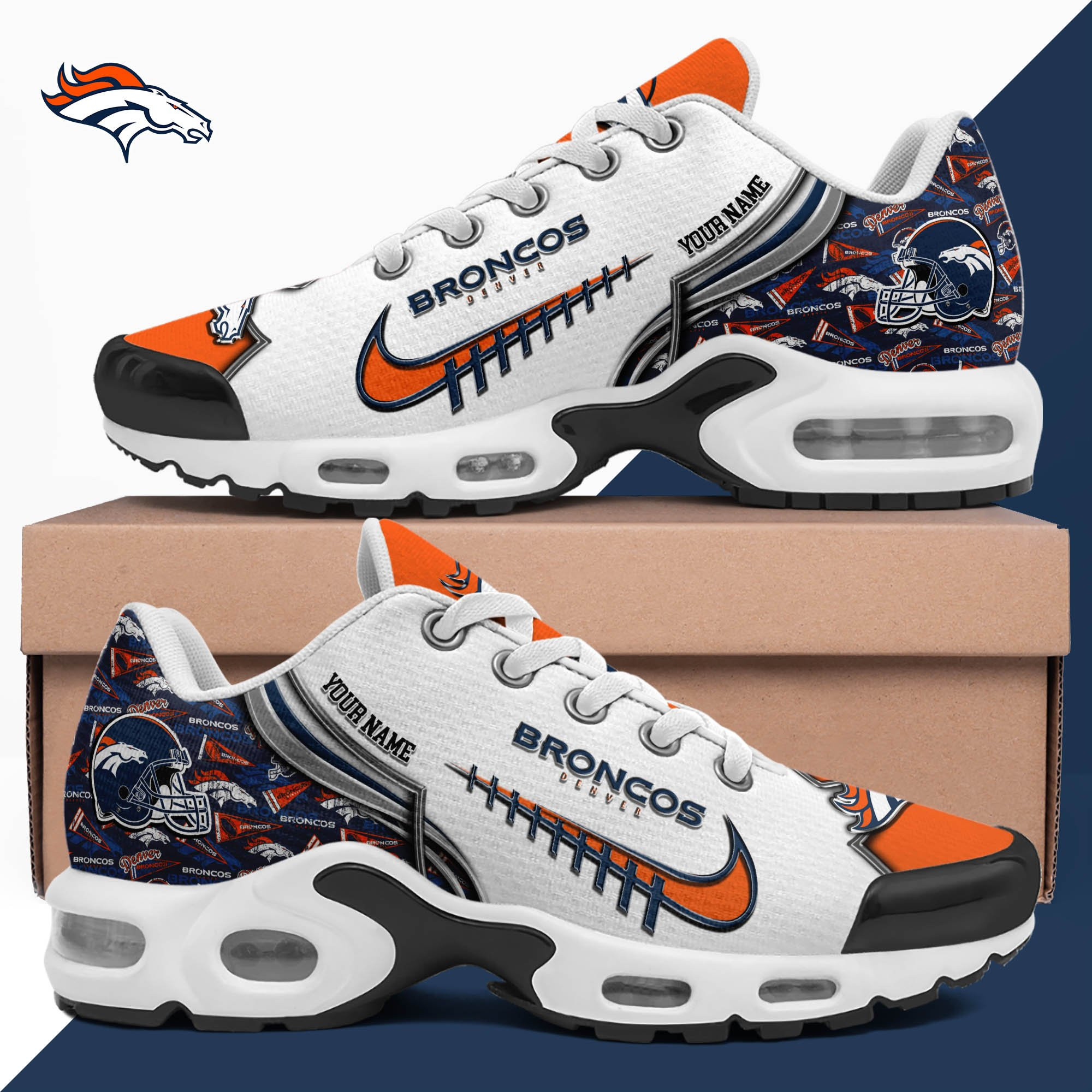 Denver Broncos TN Shoes 2026 Version Custom Your Name 642