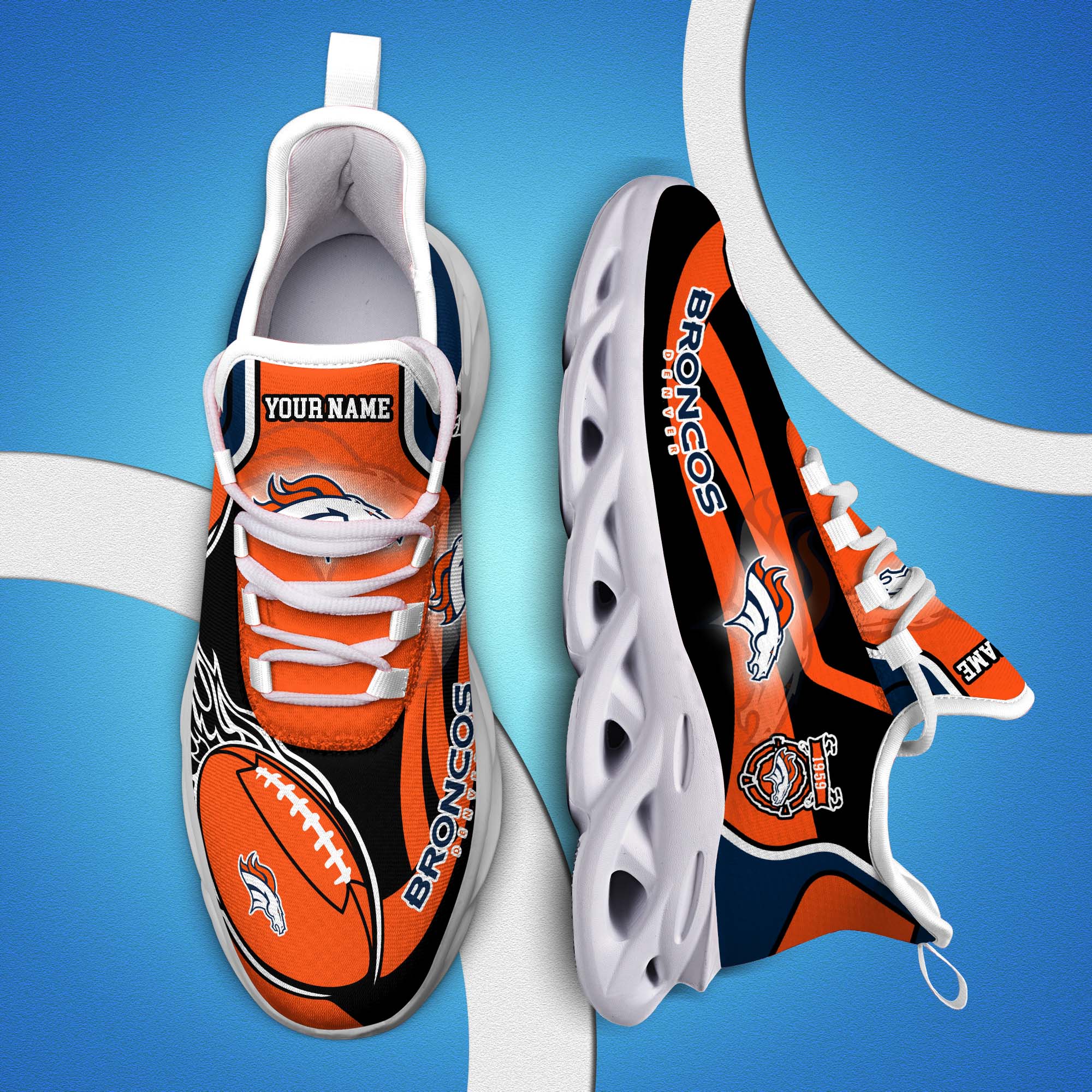 denver broncos white c sneakers 2026 version personalized your name 090 6926 bhw0p