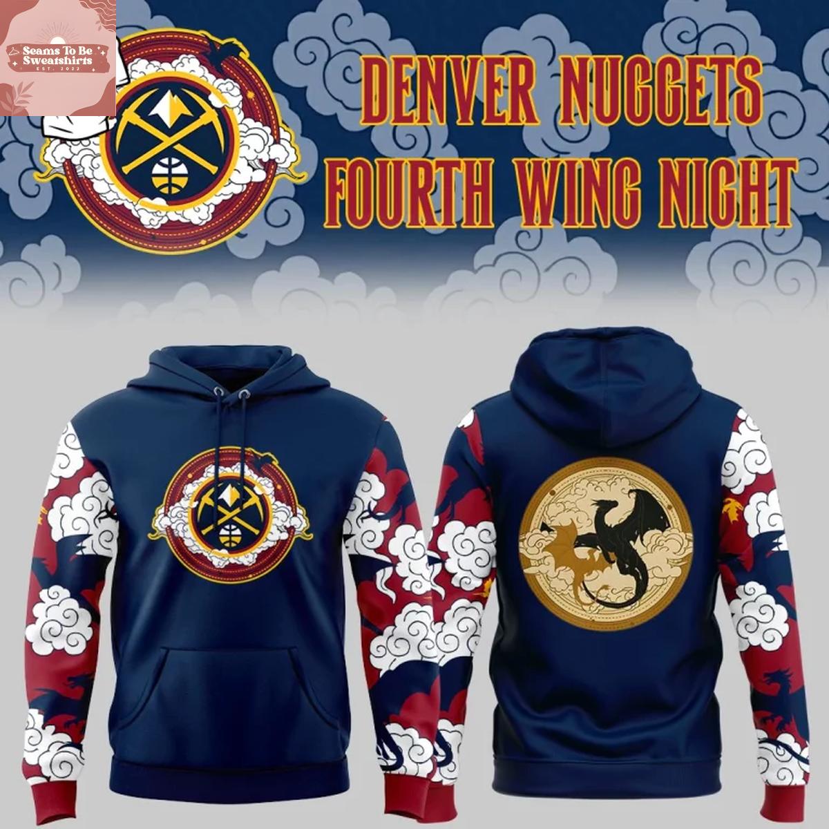 Denver Nuggets x Fourth Wing Night 2026 Hoodie T-Shirt 