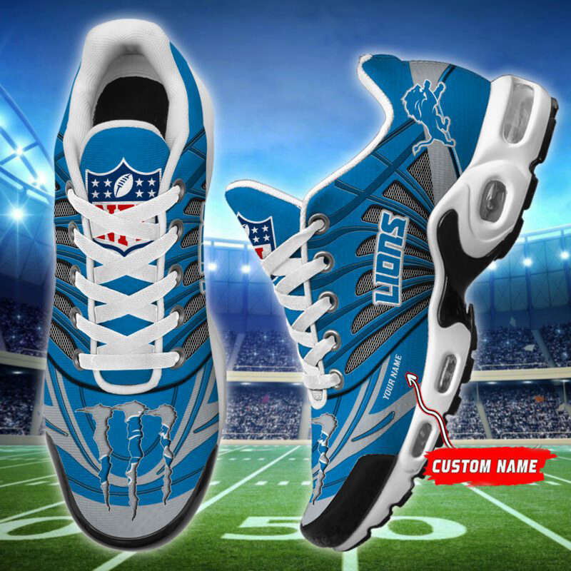 Detroit Lions Air Max Plus Sport Sneakers For Fan Gifts