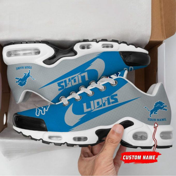 Detroit Lions Custom Name Shoes Air Cushion Sneakers