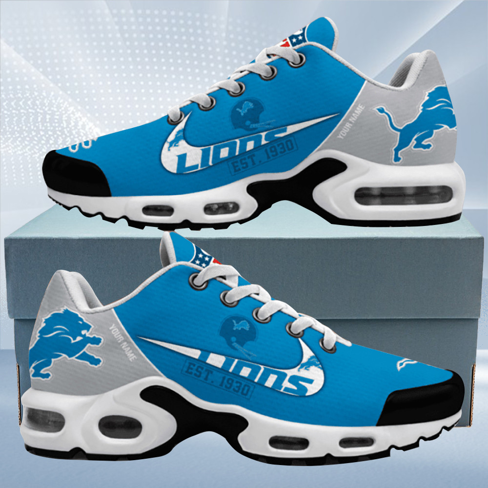 detroit lions est. custom name air max shoes air cushion sneakers 8428 46d0c
