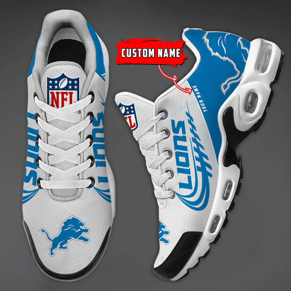 detroit lions personalized plus air max sneaker shoes 9837 5jbzd