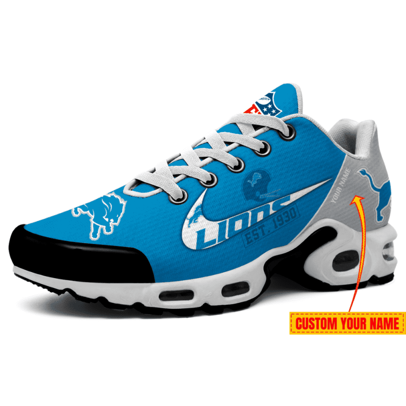 Detroit Lions Premium Air Max Plus Sport Sneakers For Fan Gifts
