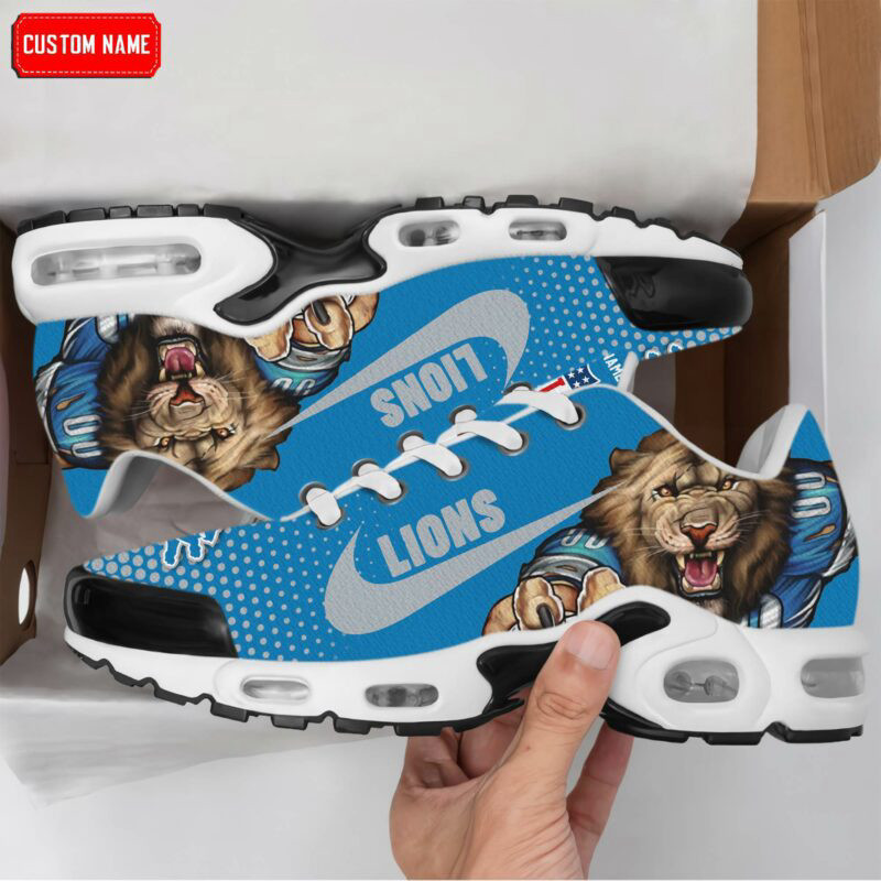 detroit lions premium tn shoes air cushion sneakers 4111 7stlg