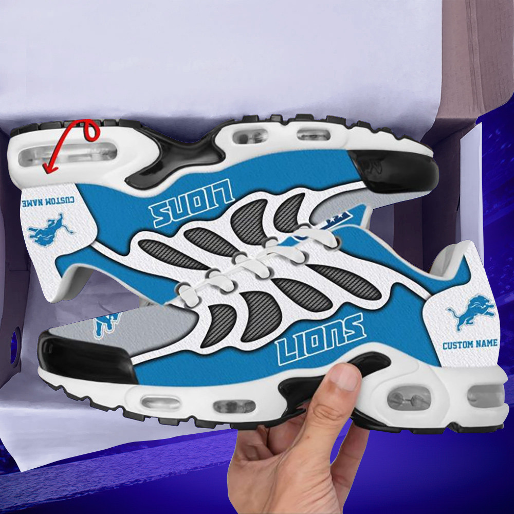detroit lions team custom name air max shoes air cushion sneakers 1854 n1fnz