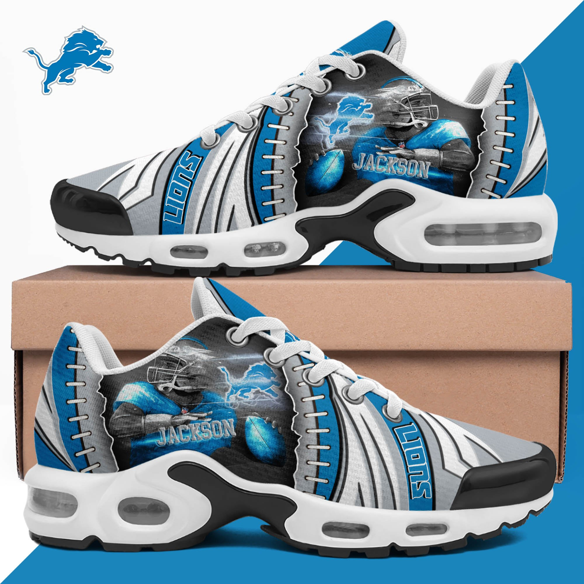 Detroit Lions TN Shoes 2026 Version Custom Your Name 919
