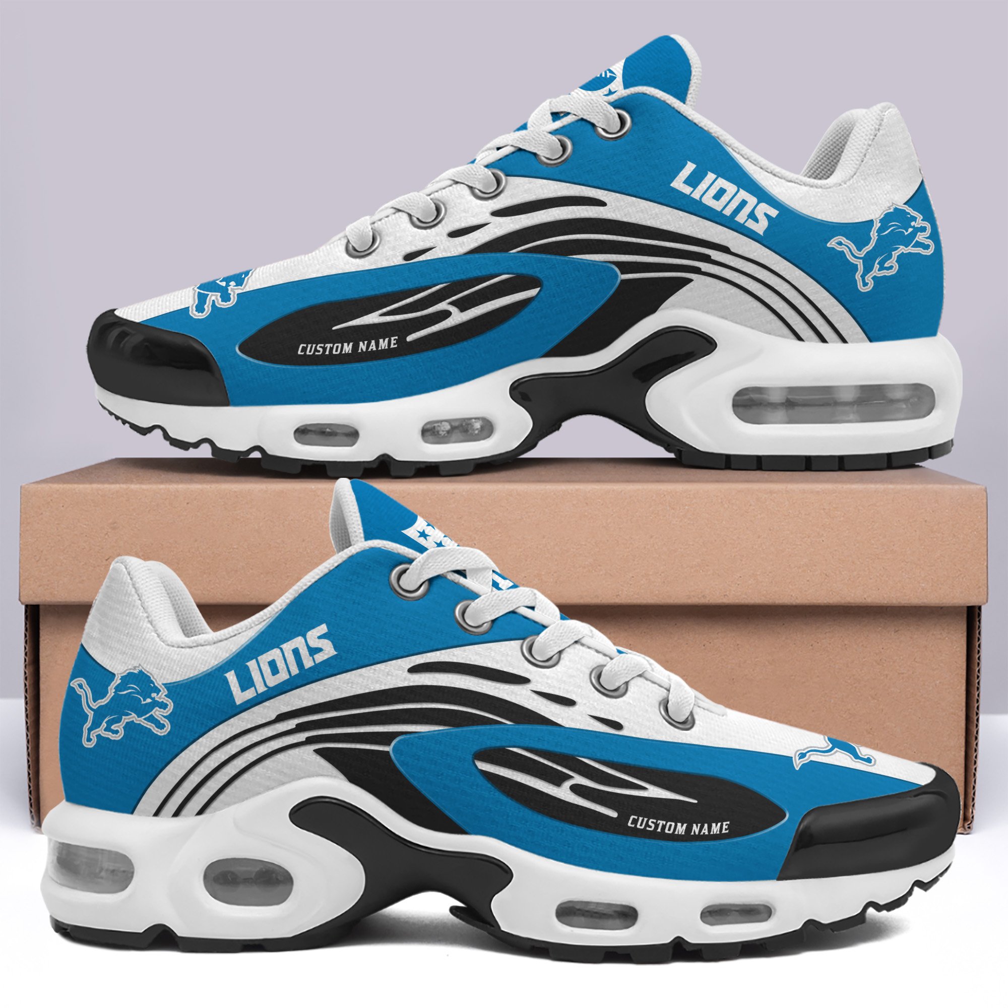 Detroit Lions TN Shoes 2026 Version Custom Your Name 