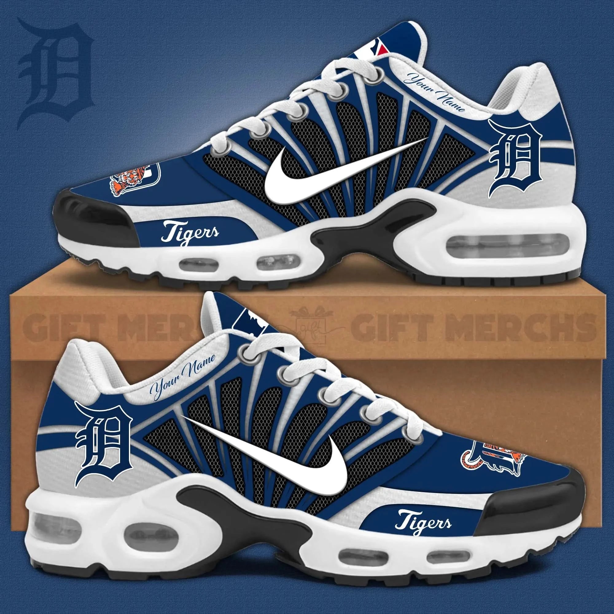 Detroit Tigers Customized Premium Sport Shoes