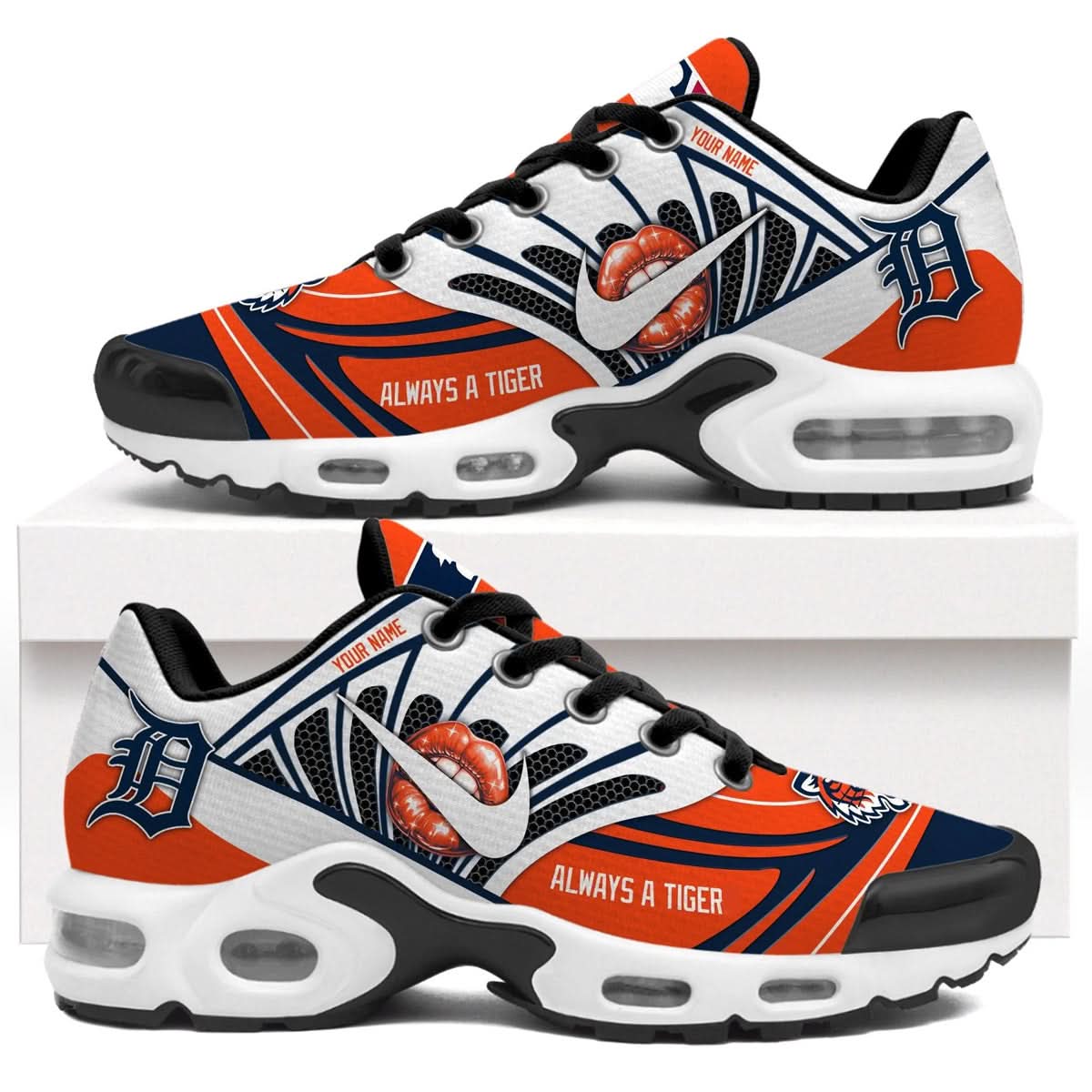 Detroit Tigers  Personalized Air Max Shoes 