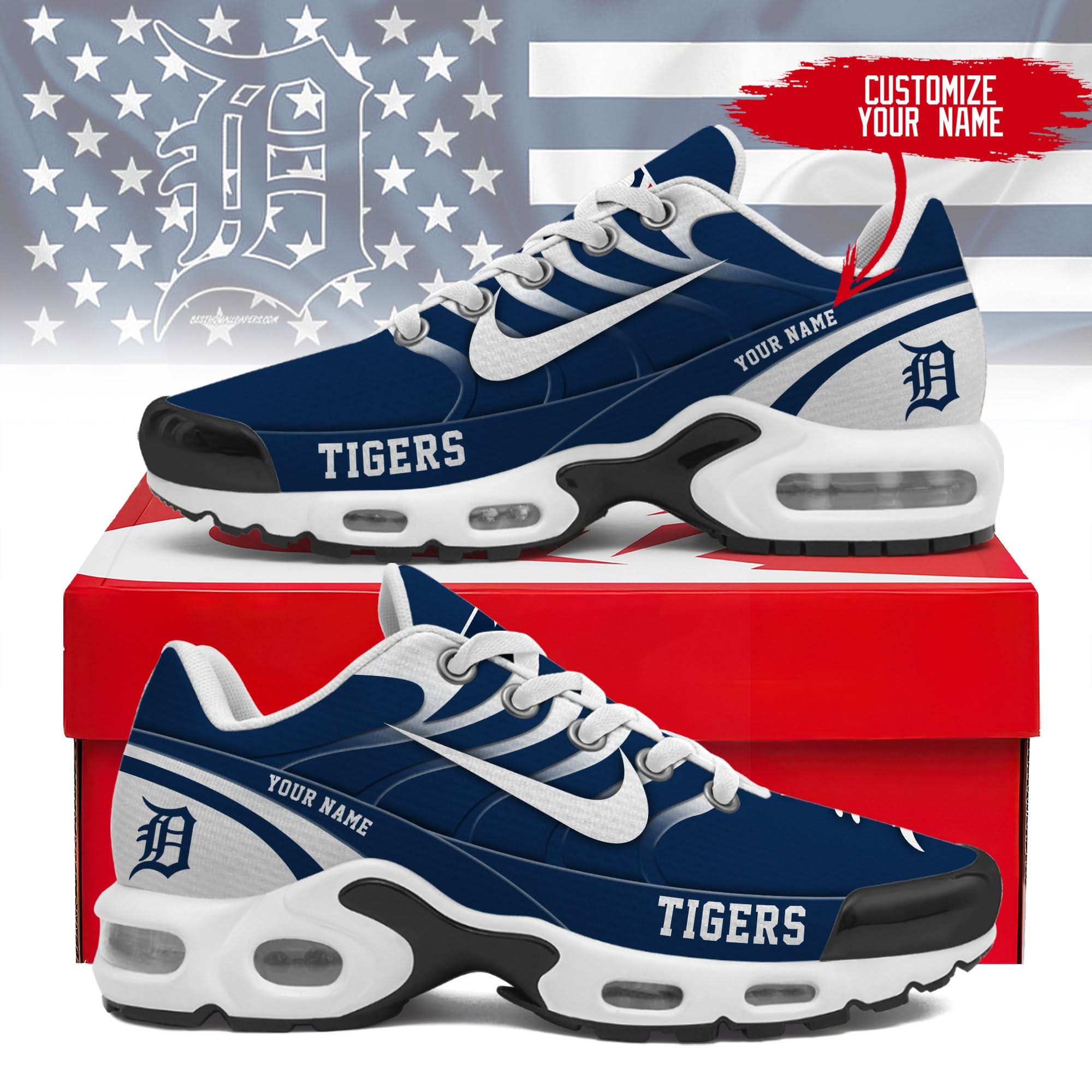 detroit tigers personalized air max shoes 300525 8556