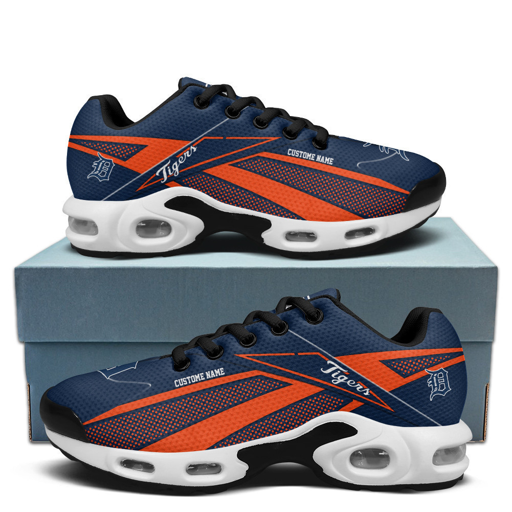 detroit tigers personalized name team colors supersonic line pattern tn shoes air cushion sneakers 4530 povzn