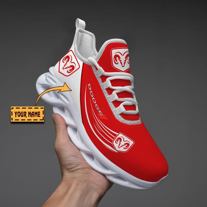 Dodge Custom Name Design Max Soul Sneakers VS18