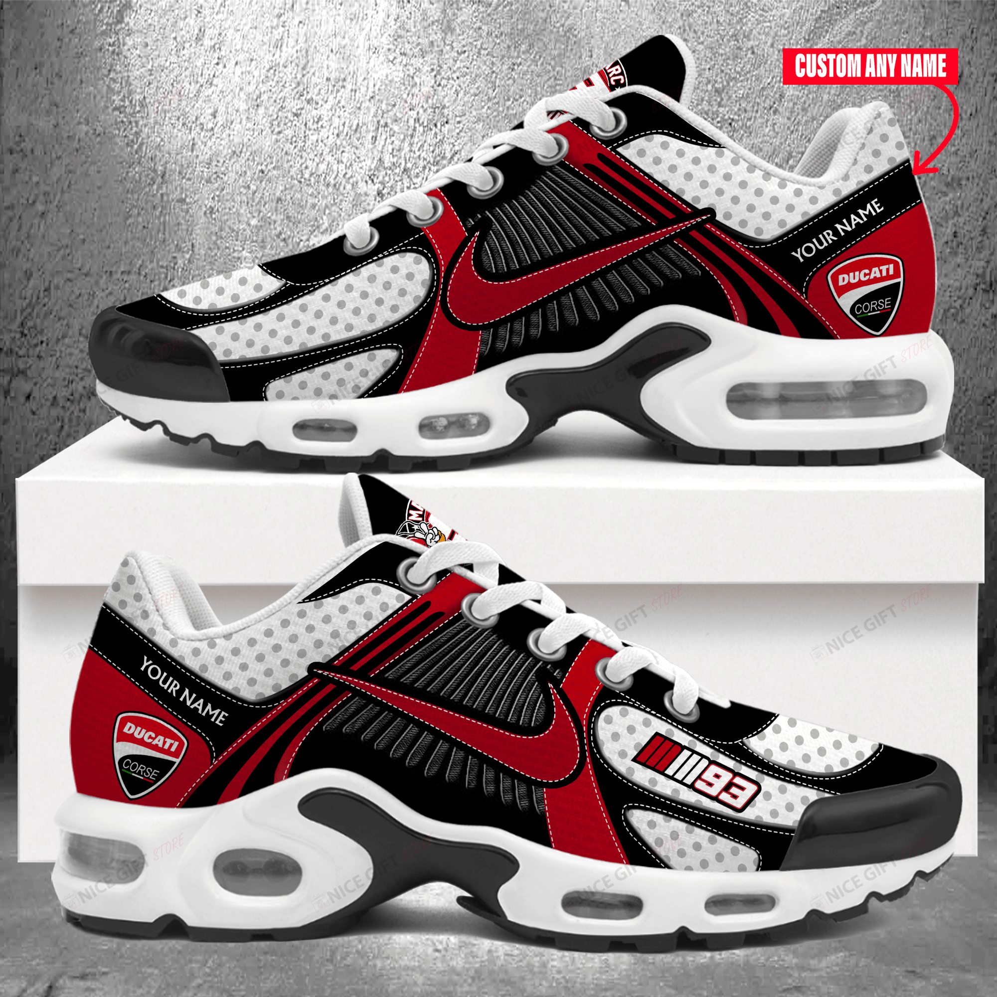 ducati lenovo team marc marquez (your name) tn sneakers x0w6 3145 ipuv1