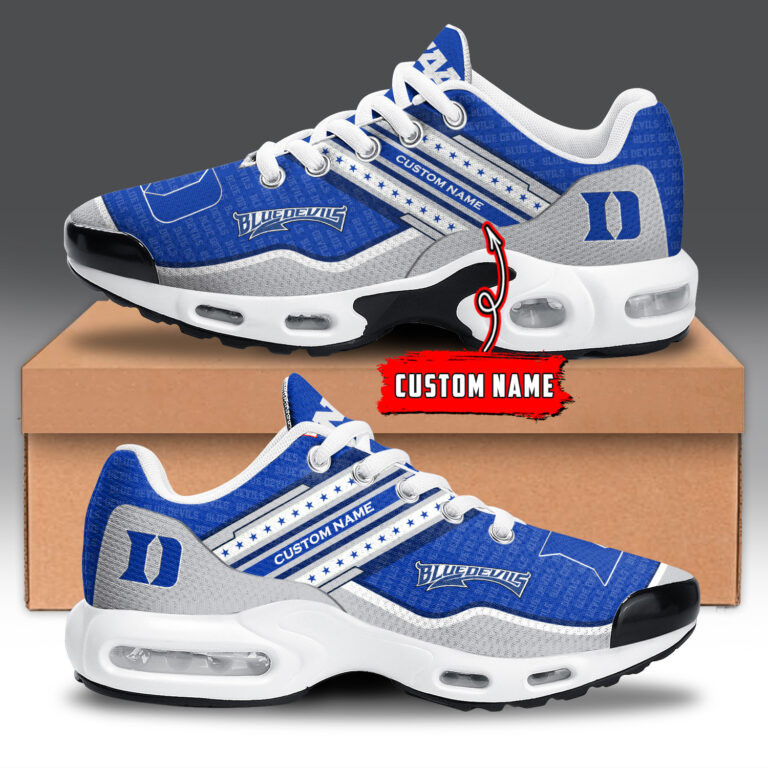duke blue devils personalized name team logo mix colors star line tn air max shoes air cushion sneakers 9234