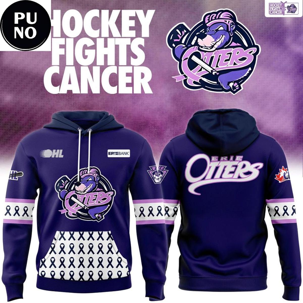 erie otters hockey fights cancer 2026 hoodie 9576 ynmwf