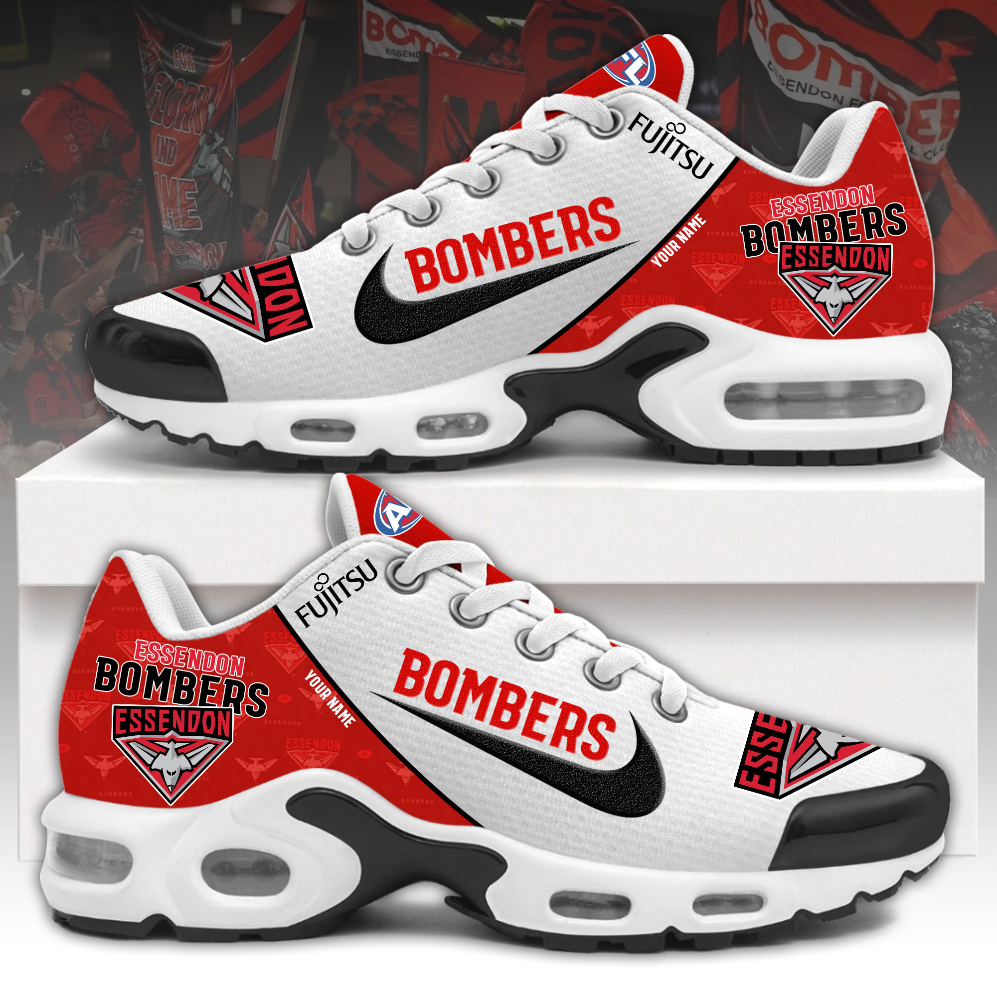 essendon bombers tn air max plus shoes sneakers for men and women 5297 vgg9a