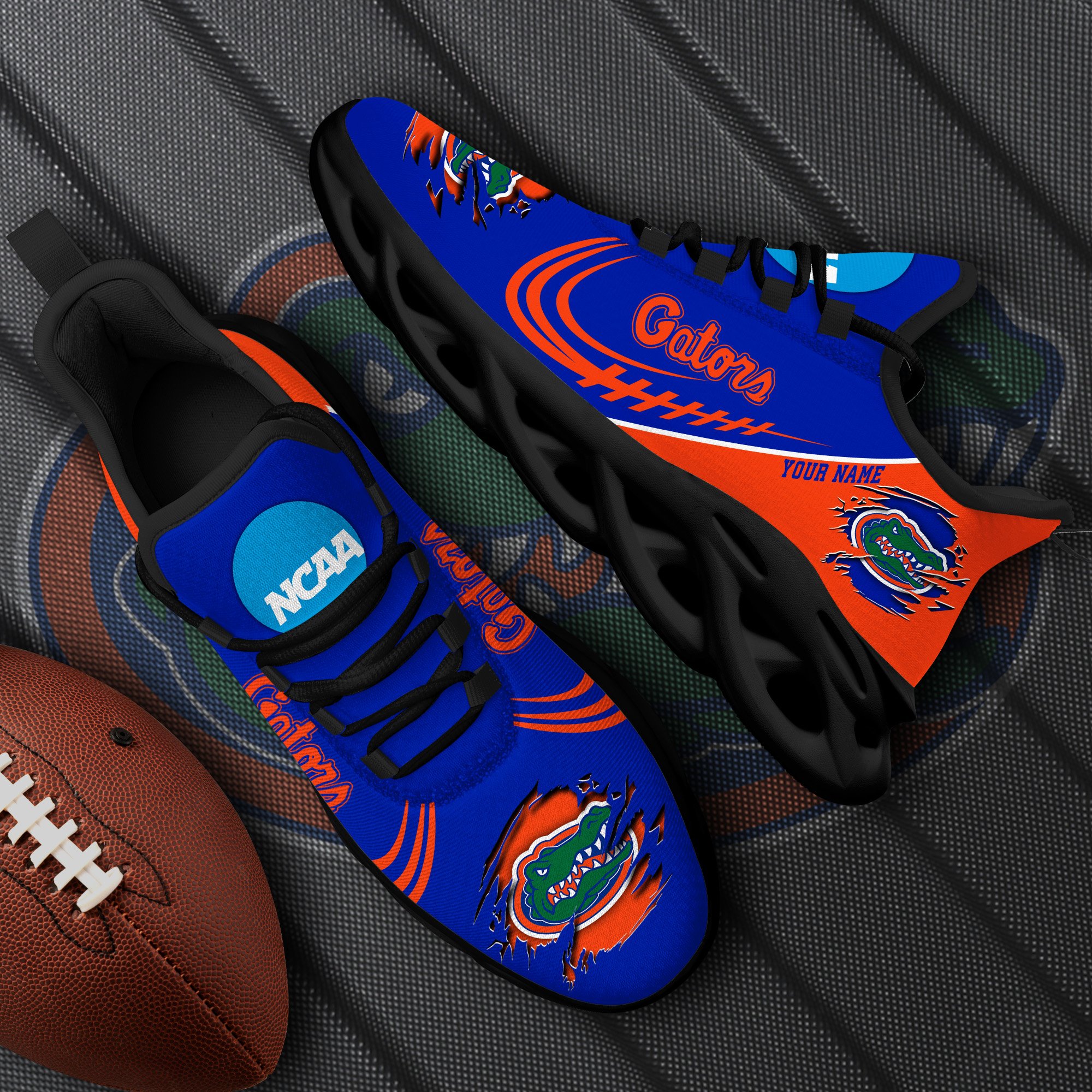 Florida Gators Black Max Soul Shoes 2026 Versions Custom Name 016
