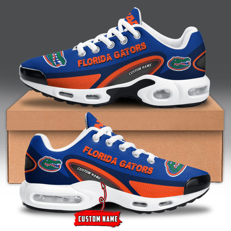 Florida Gators Personalized Name Team Logo Mix Colors Oval Line TN Shoes Air Cushion Sneakers