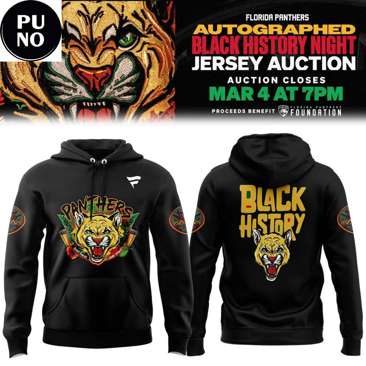 Florida Panthers Black History Night 2026 Hoodie 
