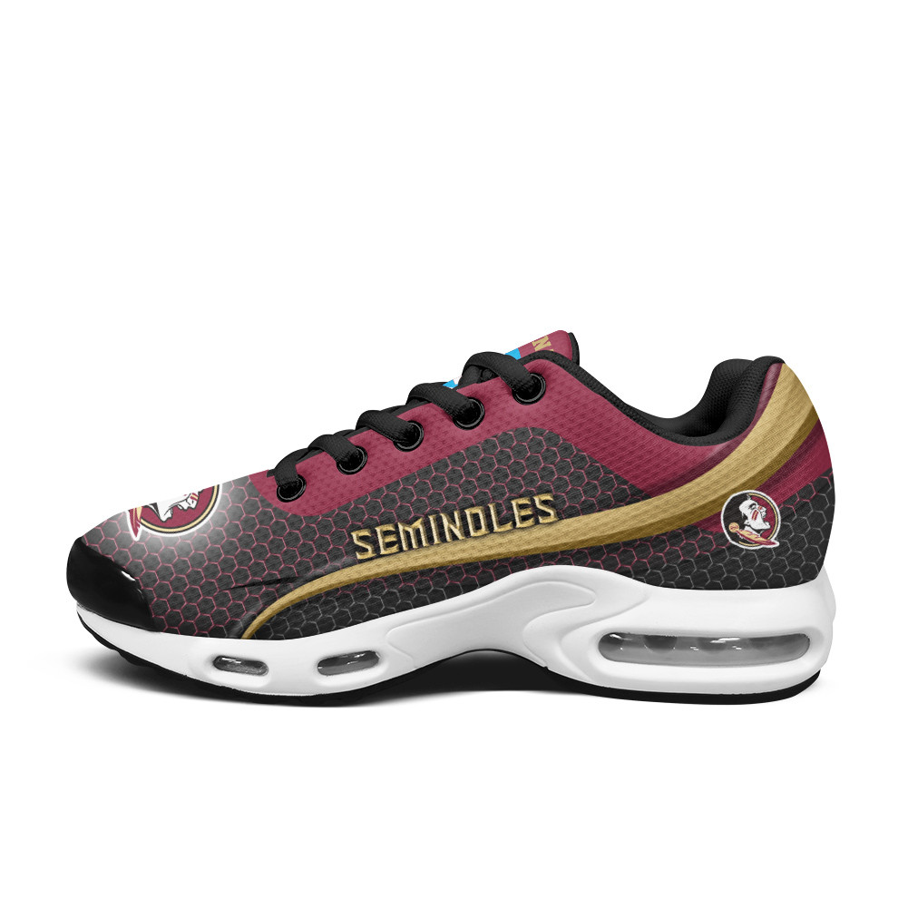 florida state personalized name team colors wave line beehive pattern tn air max shoes air cushion sneakers 1816 sgggf