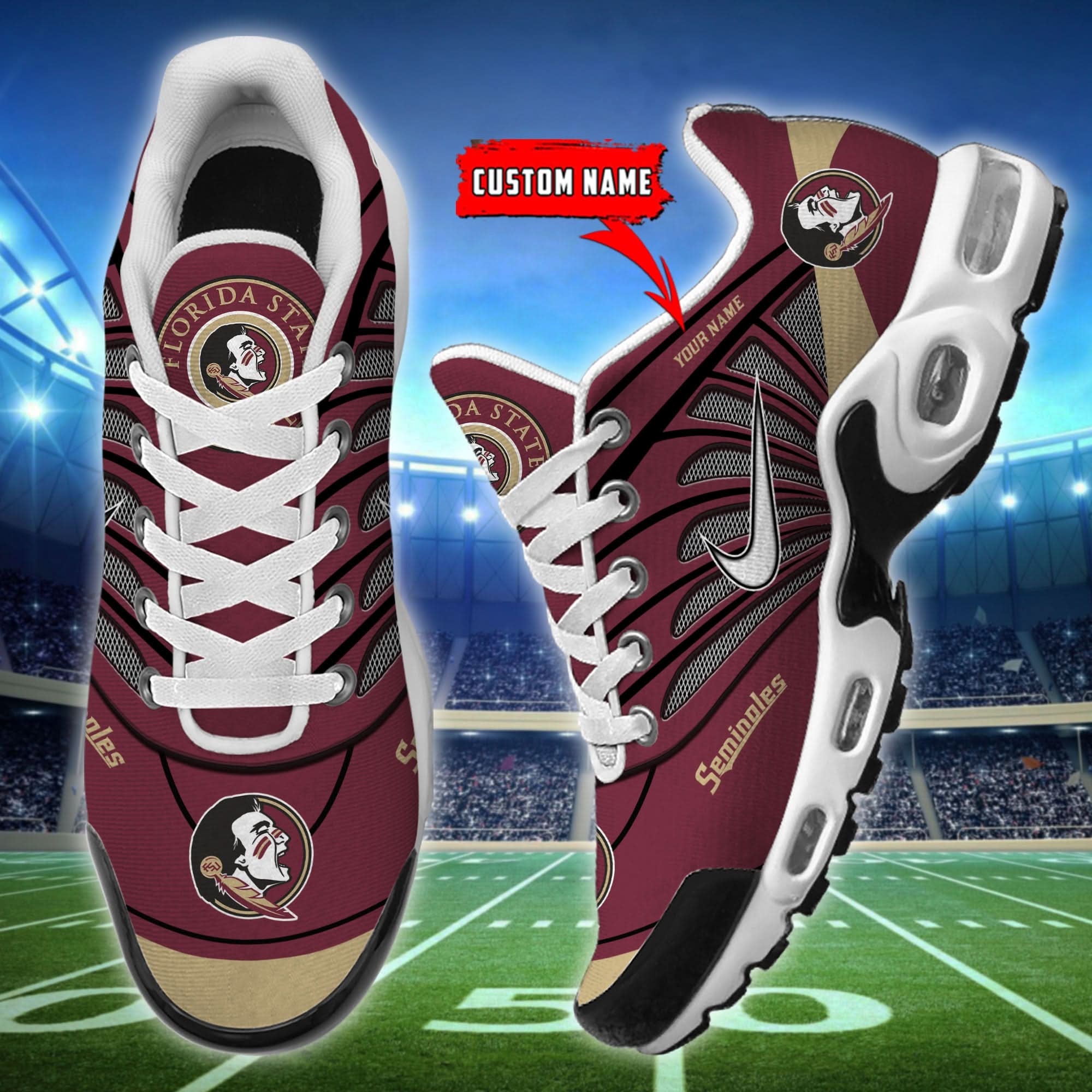 Florida State Seminoles  Air Max Plus Shoes - Limited