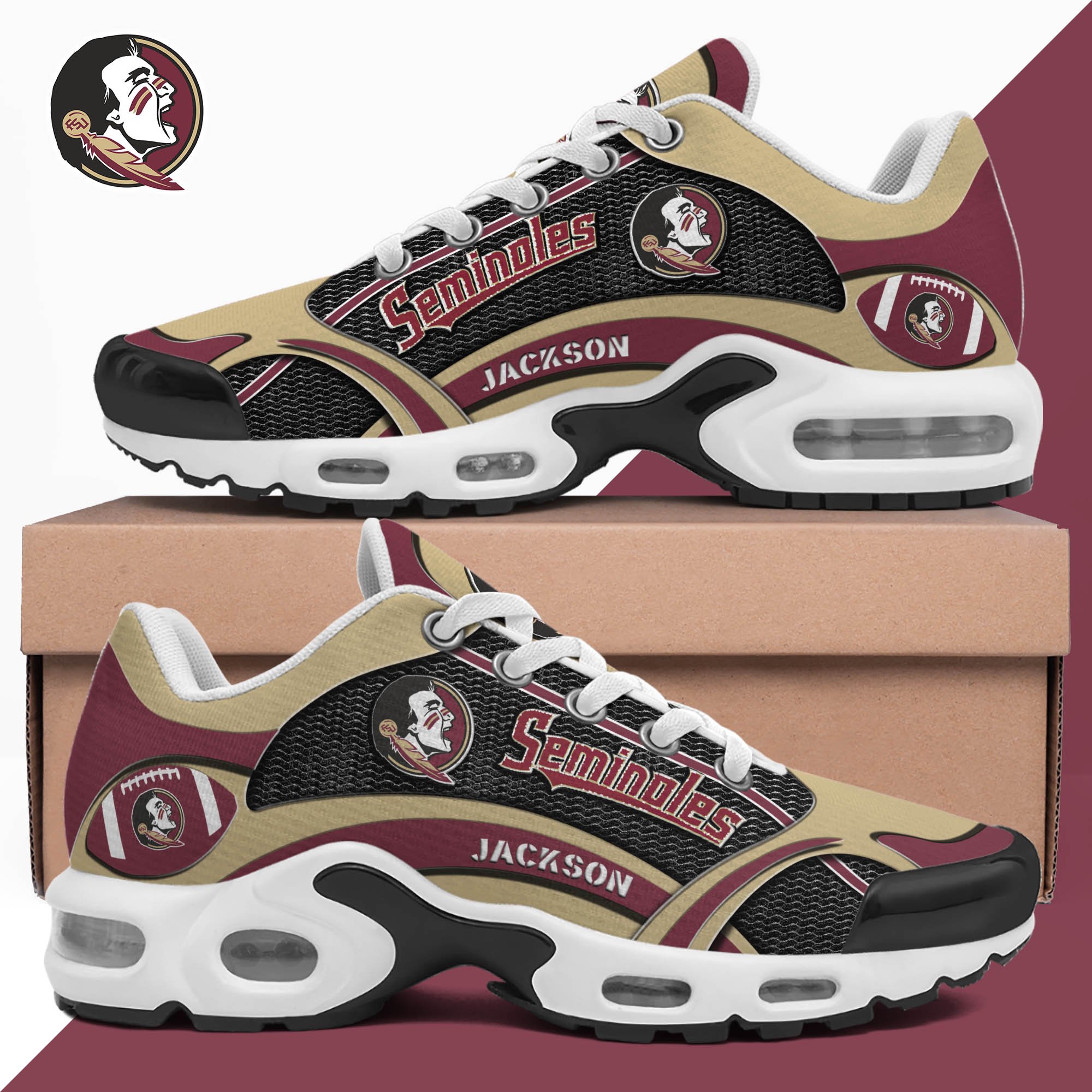 Florida State Seminoles Team TN Shoes 2026 Version Custom Name 889