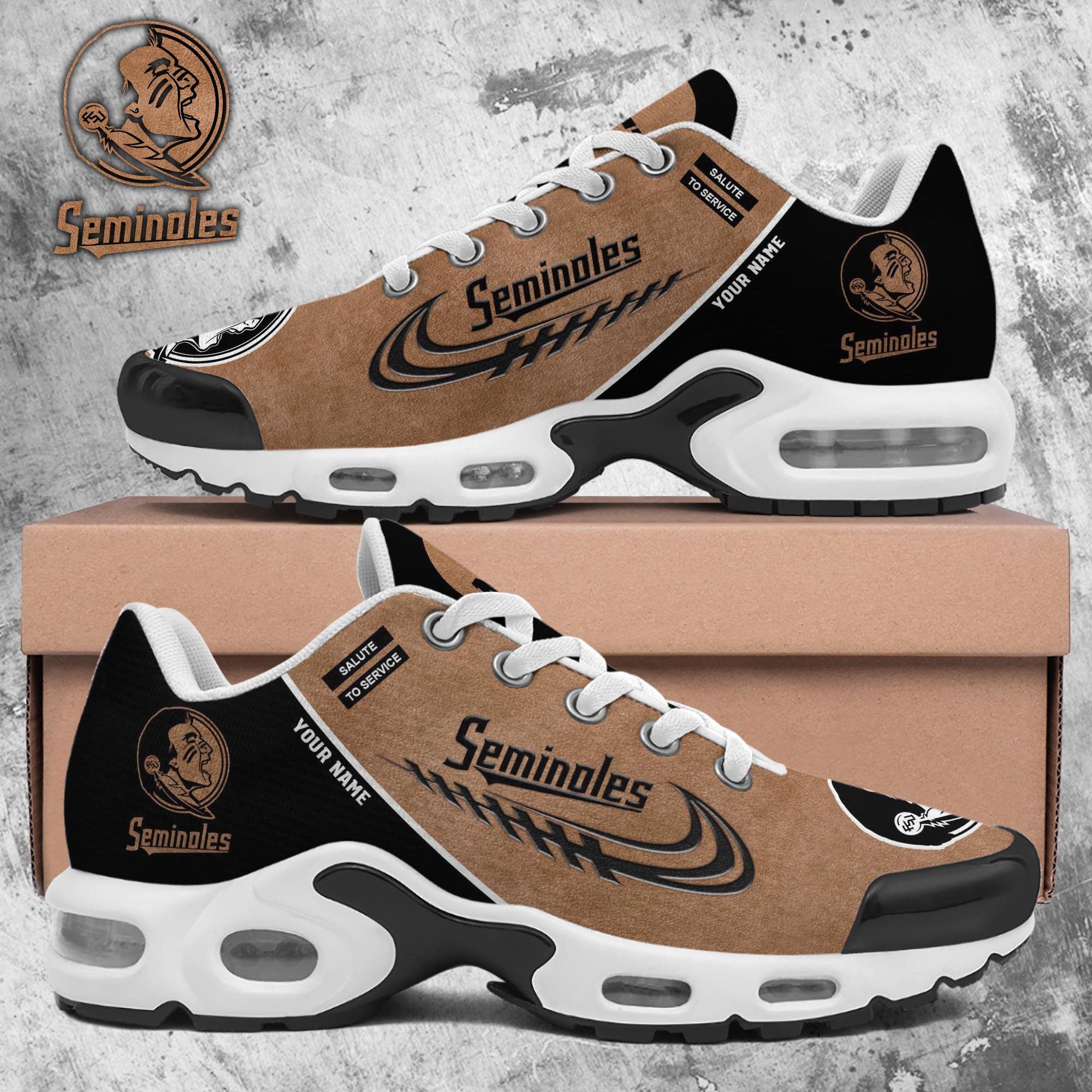 Florida State Seminoles TN Shoes 2026 Version Custom Name, Shoes For Football Fans, Fan Gifts PH637