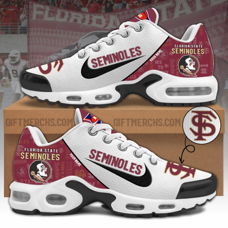 Florida State Seminoles TN Shoes 2026 Version Custom Name, Shoes For Sport Fan, Sport Gifts PH270