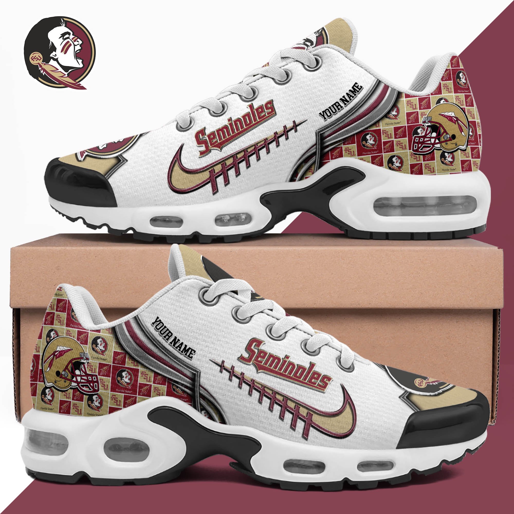 Florida State Seminoles TN Shoes 2026 Version Custom Your Name 642