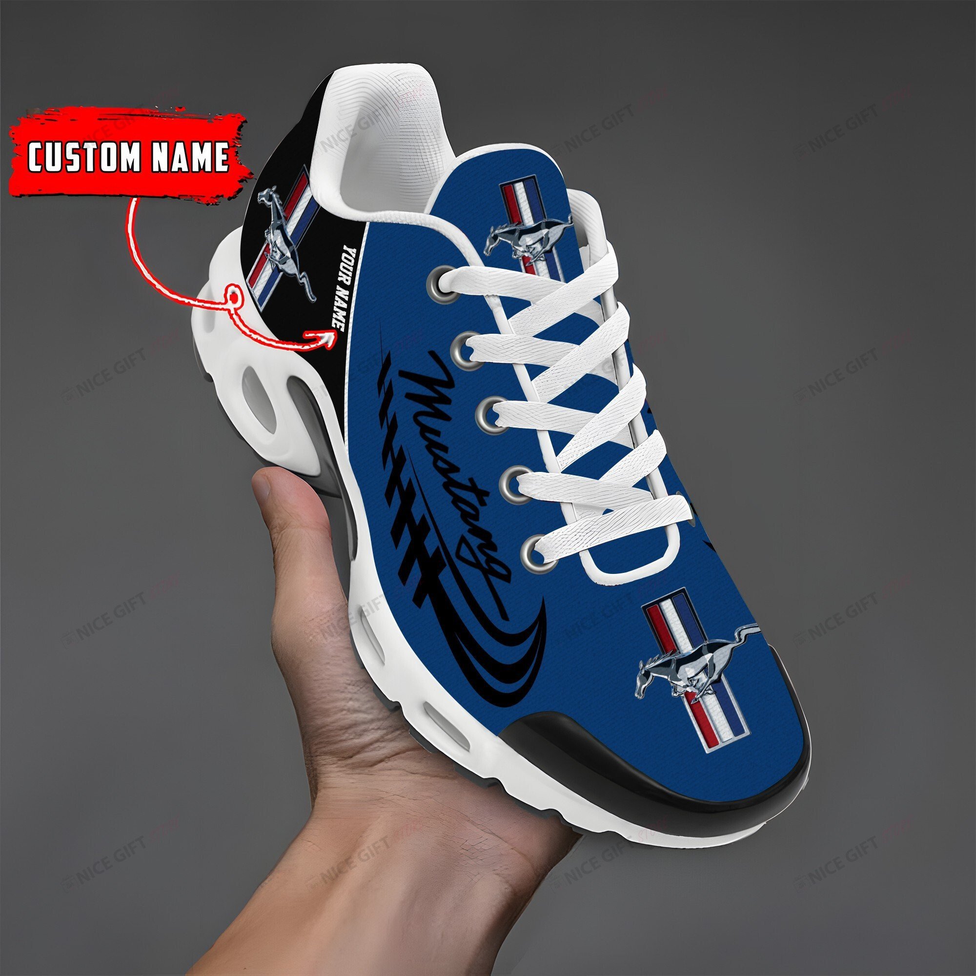 Ford Mustang (Your Name) TN Sneakers C2T6