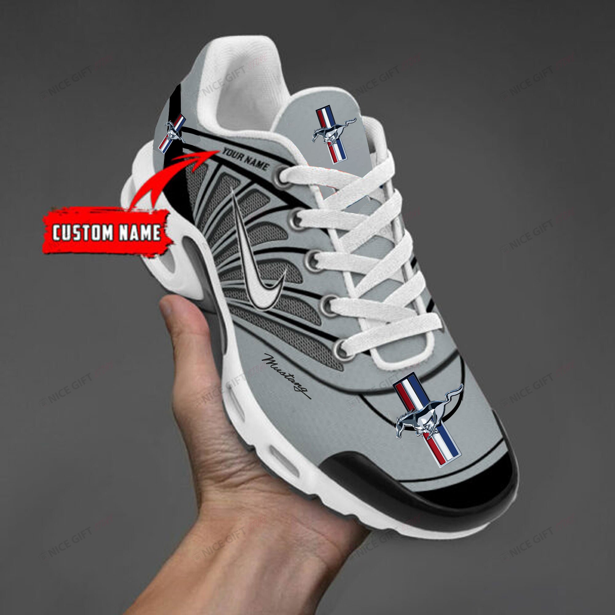 Ford Mustang (Your Name) TN Sneakers F2V9