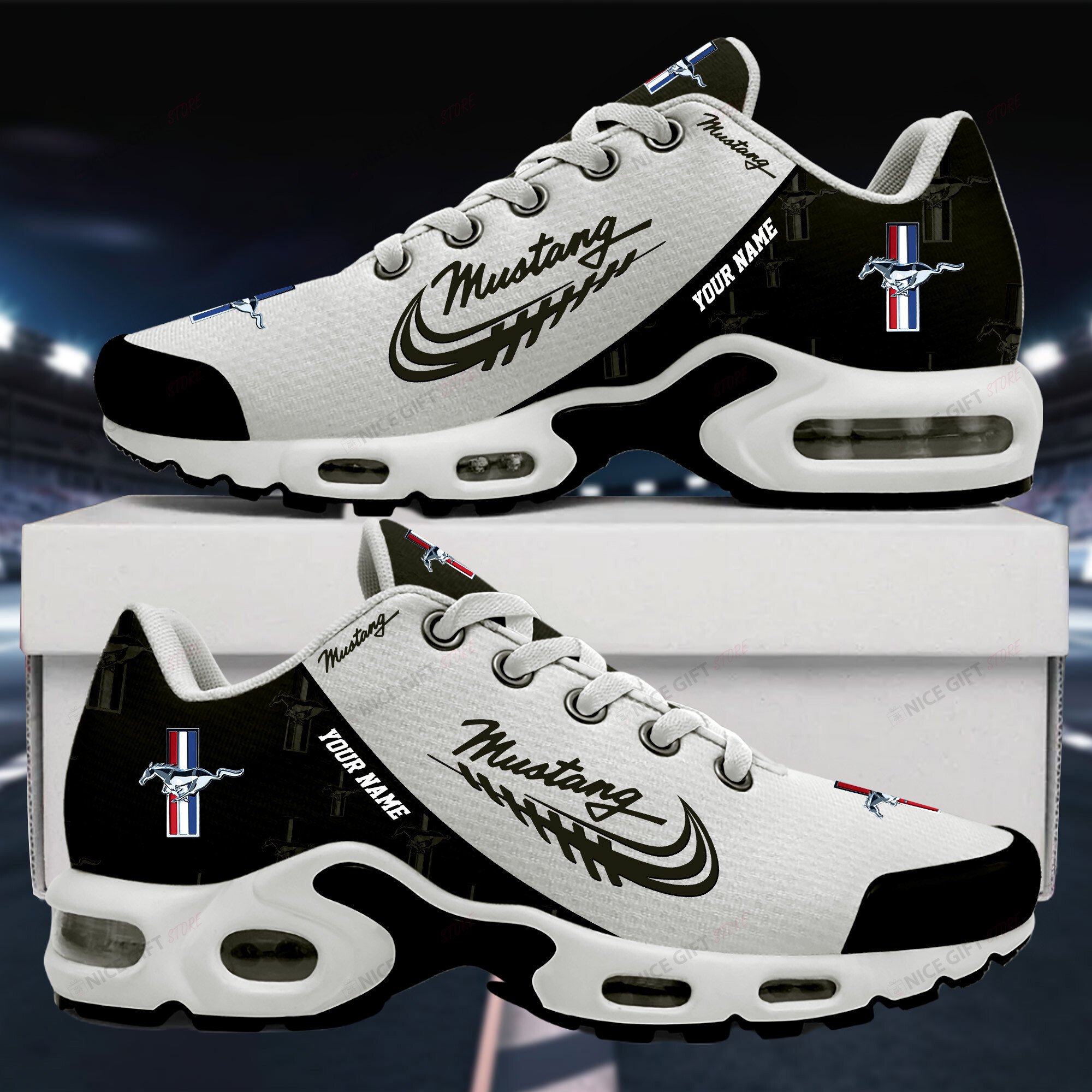 Ford Mustang (Your Name) TN Sneakers G5A6
