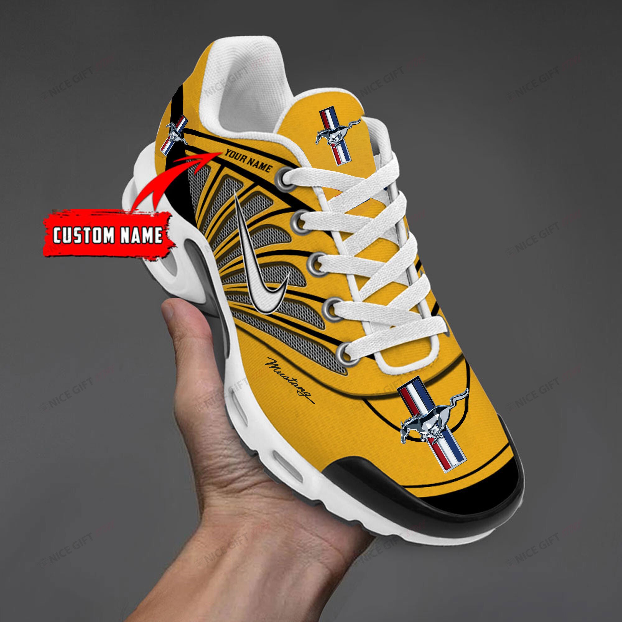 Ford Mustang (Your Name) TN Sneakers L7O9