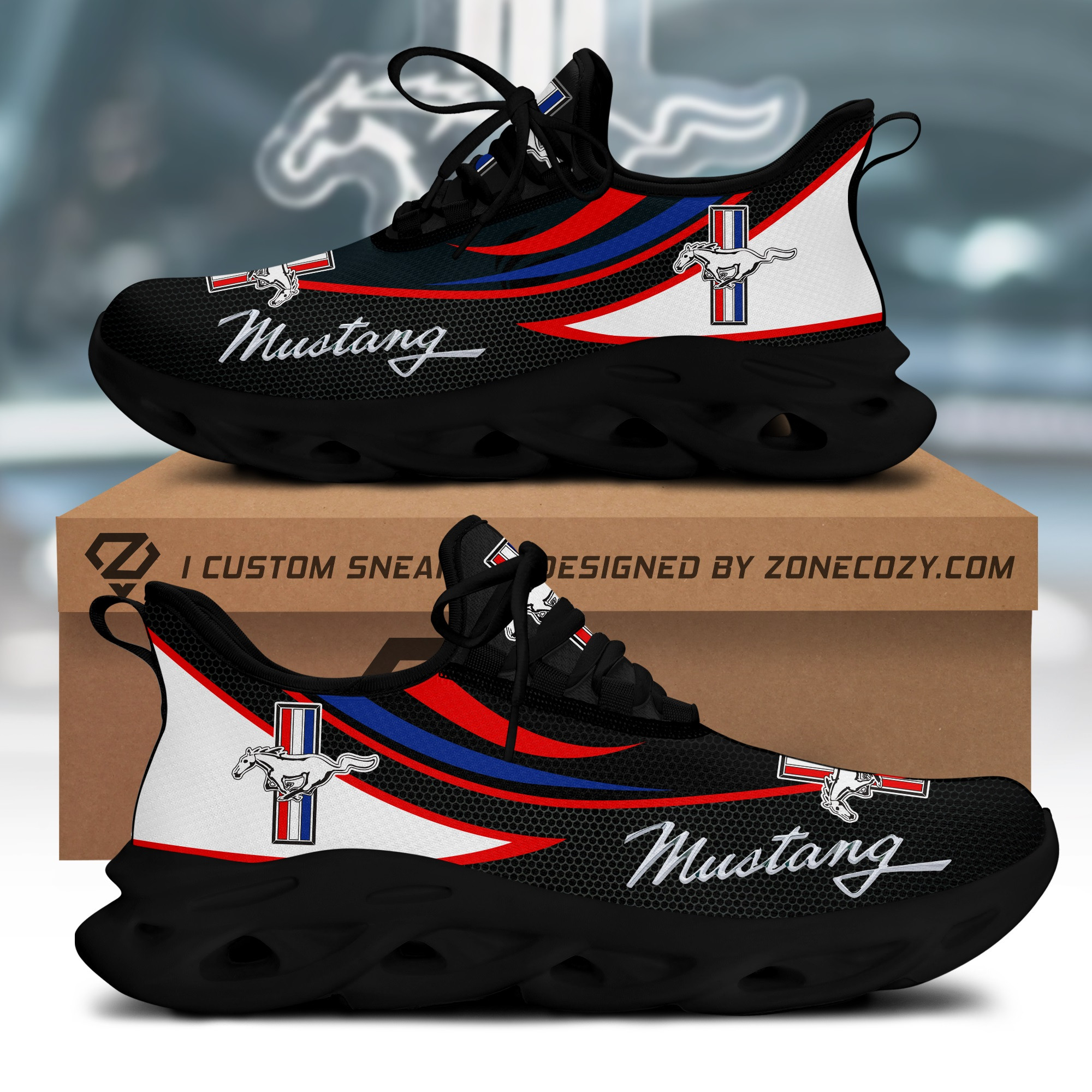 Ford Mustang Premium Chunky Custom Sneaker