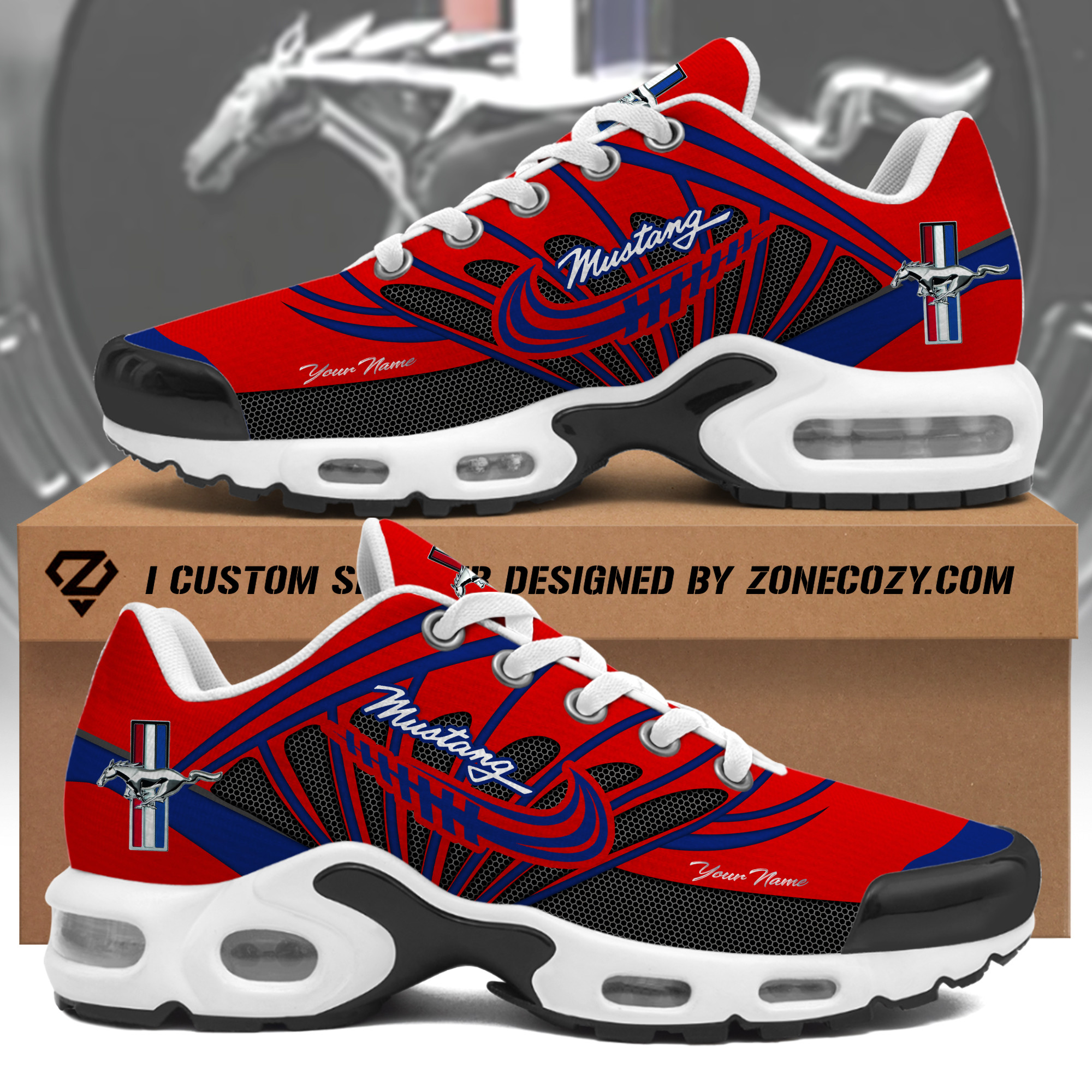 Ford Mustang Sport Air Cushion Sneaker V4